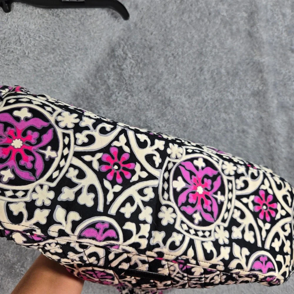 Vera Bradley Provencal Quilted Cotton Diaper Bag with‎ Changing Pad Pink Black